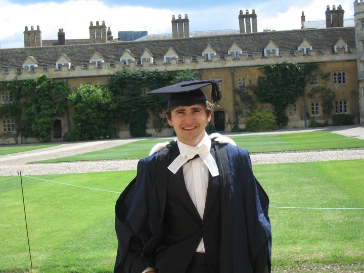 Arcadie під час навчання у Cambridge